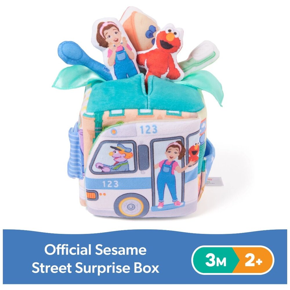 Ms. Rachel Sesame Street Surprise Learning Box with Plush Elmo & Ms. Rachel